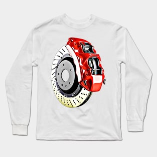 Brake Disc Cartoon Long Sleeve T-Shirt